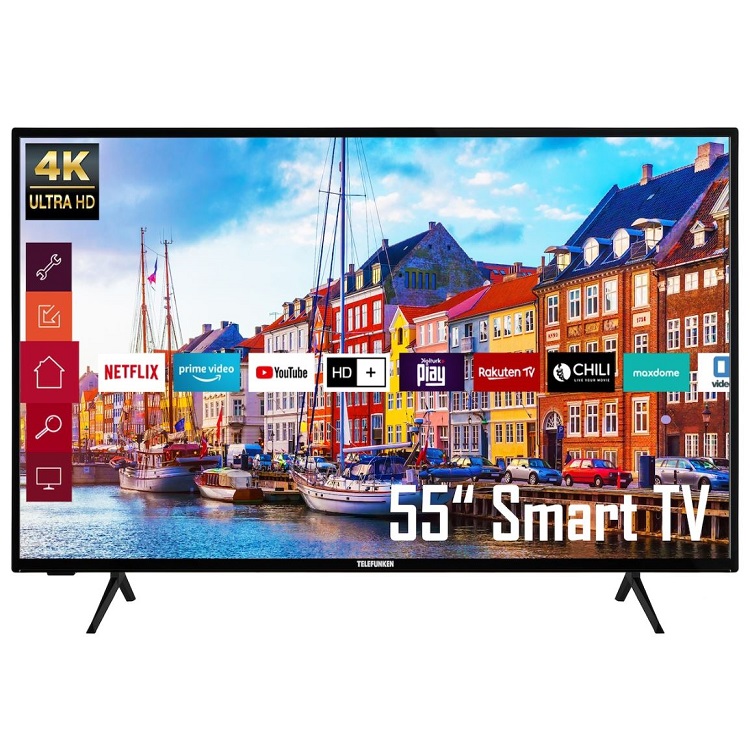 Telefunken XU55K700 55 Zoll Smart TV Fernseher